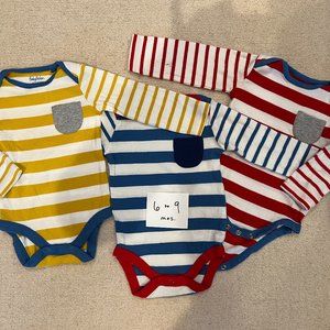 Baby Boden Striped Bodysuits - "Bodies"